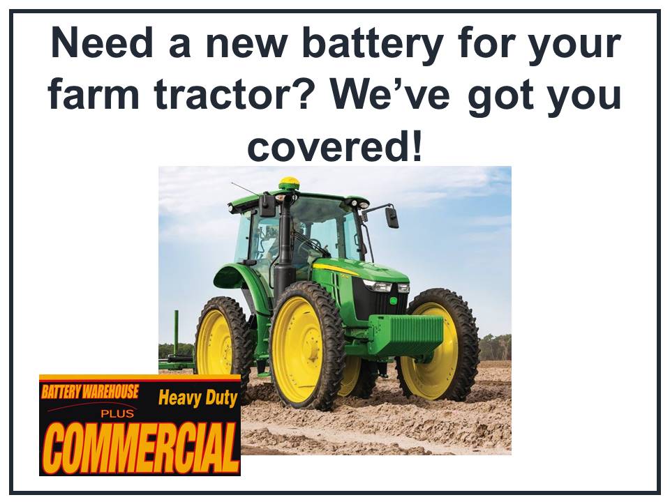 Battery Warehouse Plus Farm Tractor